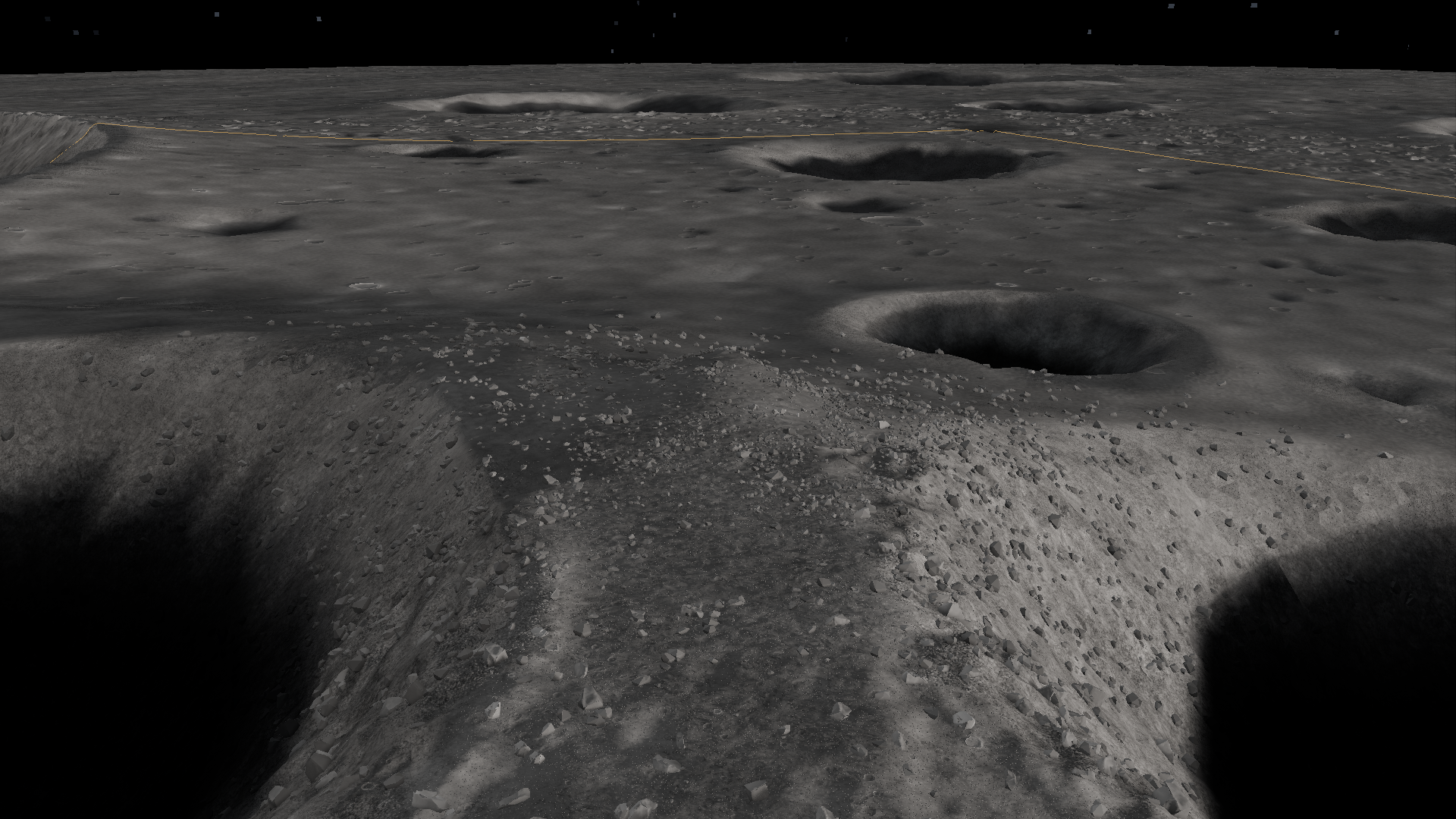 Shackleton ridge textured native terrain